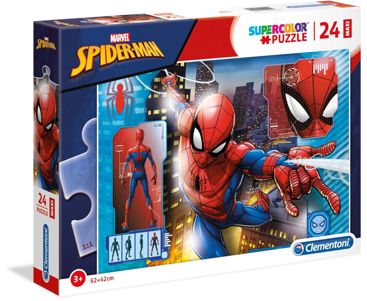 Kup SPIDERMAN MARVEL PUZZLE 24 EL. MAXI CLEMENTONI na arena.pl i ciesz ...